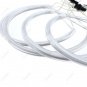 4PCS 131MM+146MM CCFL Red Headlight Angel Eye Halo Rings Light Kit For BMW E46