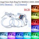 RGB Halo Ring For MAZDA 3 2004-2008 car headlight LED Angel Eye Multi-Color Lamp