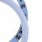 6x 85mm 90mm 95mm White LED Cotton Angel Eyes Halo Ring For Alfa Romeo 159 05-11