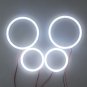 4Pcs Xenon White LED SMD Angel Eyes Halo Rings For VW Volkswagen Golf Mk4 97-03