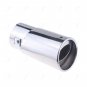 1Pcs For Honda Civic 06-11 Chrome Stainless Steel Exhaust Tail Muffler Tip Pipe