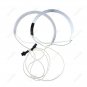 4x 106mm+131mm For BMW E90 Non Projector Light Blue CCFL Angel Eye LED Halo Ring