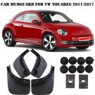 4Pcs Black Mud Flaps Splash Guard Mudguards for 2011-2017 VW Volkswagen Touareg