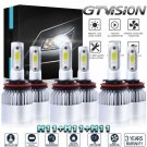 6PCS H11 H8 H9 Combo LED Headlight + Fog Light Bulbs For 2016-2018 Toyota Tacoma