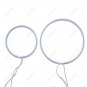 4x White CCFL Halo Rings For BMW E90/E91 LCI 3 Series LED Angel Eye 100mm+120mm