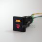12V Amber + Red LED Push Switch FRONT LIGHT BAR For Volkswagen Amarok Right Side