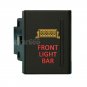 12V Amber + Red LED Push Switch FRONT LIGHT BAR For Volkswagen Amarok Right Side