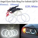 LED Halo Ring For infiniti QX70 FX37 FX50 FX35 2009-2013 LED Angel Eye CCFL DRL