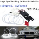 CCFL LED Angel Eyes Halo Ring Light Bulbs kit DRL For Ford F-150 2004-2008 White