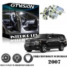 6Pcs White LED Interior Lights Package Kit For Chevrolet Suburban/Tahoe 2007-up