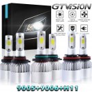 6PC 9006 9005 LED Headlight + H11 Fog Lights For Toyota Corolla 09-13 RAV4 06-12