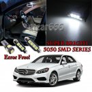 23 Premium White Bulb For Mercedes E Class W212 2010-2016 LED Interior Light Kit