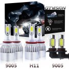 High Low LED Headlight + Fog Light For 2009-2018 Dodge Ram 1500 2500 3500 4500