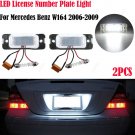 2x LED Canbus License Number Plate Light Lamp For Mercedes Benz GL ML W163 W164