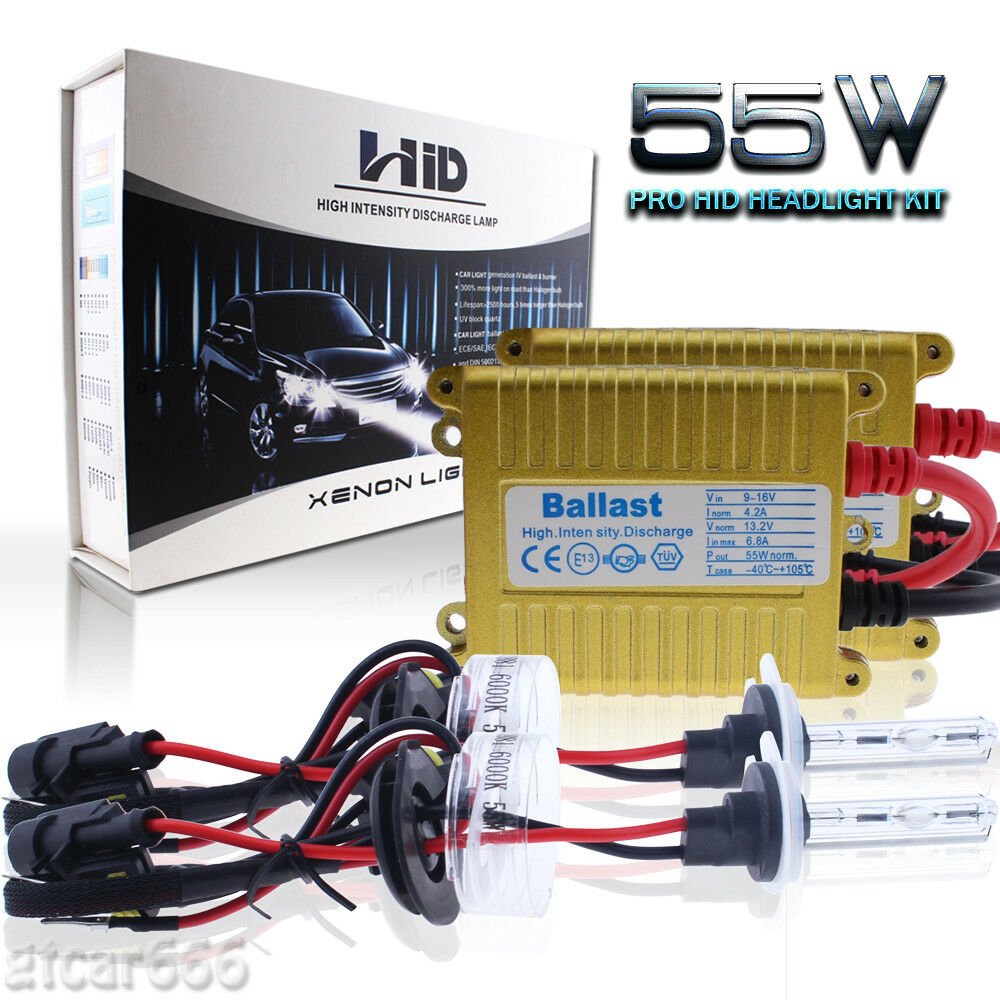 55W Gold HID Xenon Light Conversion Kit For Ford Excursion Expedition Explorer