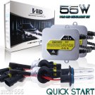 AC 55W QUICK START Slim HID Xenon Headlight Conversion Kit 9005 HB4 H4 H13 9007