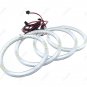 4PCS SMD White Halo Rings LED Angel Eyes Devil Demon DRL For Land Rover 120mmx4
