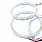 4PCS SMD White Halo Rings LED Angel Eyes Devil Demon DRL For Land Rover 120mmx4
