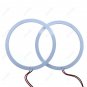 4PCS SMD White Halo Rings LED Angel Eyes Devil Demon DRL For Land Rover 120mmx4