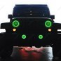 RGB Multi-Color LED Angel Eyes Halo Ring For Jeep Wrangler JK Headlight Fog lamp