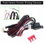 LED Car Fog Spot Switch Relay Three Plugs Wiring Harness Kit W/Driving Light Bar