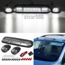 Clear Cab Top Marker Lights + 30 White LED for 02-07 Chevy Silverado GMC Sierra