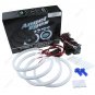 4Pcs 131MM White Cotton Halo Ring Light LED Angel Eyes For BMW E36 E38 E39 E46