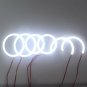 6Pcs SMD Halo Rings Angel Eyes SMD Lights White For Toyota REIZ Mark X 2004-2009