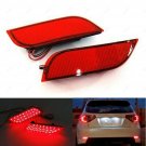 2x Rear Bumper Reflector LED Tail Stop Brake Light For Subaru Impreza 2007-2019