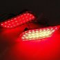 2x Rear Bumper Reflector LED Tail Stop Brake Light For Subaru Impreza 2007-2019