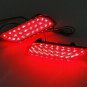 2x Rear Bumper Reflector LED Tail Stop Brake Light For Subaru Impreza 2007-2019