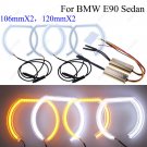 Crystal DTM Style Angel Eyes Halo Rings LED Kit For BMW E90 Sedan 2006-2010 E92