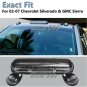 Clear Cab Top Marker Lights + 30 Amber LED for 02-07 Chevy Silverado GMC Sierra