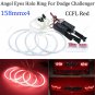 4x Excellent CCFL 6000K Angel Eyes kit Halo ring For Dodge Challenger 2008-2014
