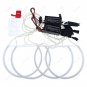 For Dodge Challenger Headlight Light LED Angel Eye Halo Ring Demon KIT RED CCFL