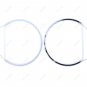For Dodge Challenger Headlight Light LED Angel Eye Halo Ring Demon KIT RED CCFL