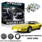 25x Bright White LED Interior Lights Package Kit For Chevrolet Corvette C4 93-96