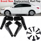 4Pcs Mud Flap Splash Guard Fender Mudguard Mudflap For Honda Accord 18-19 Black