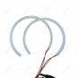 4x For BMW 1 Series E87 Compact SMD Angel Eyes Halo Rings 100mmx2+131mmx2 White