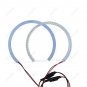 4x For BMW 1 Series E87 Compact SMD Angel Eyes Halo Rings 100mmx2+131mmx2 White
