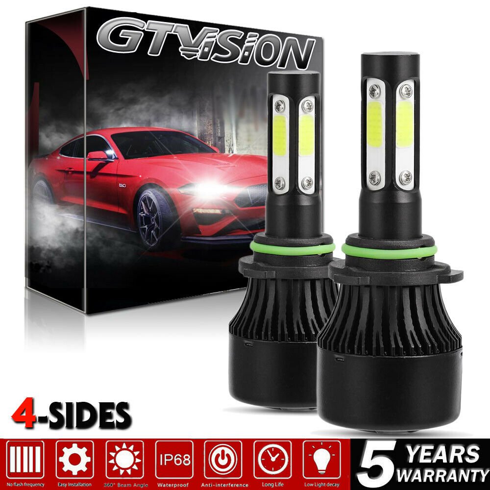 1900W LED Headlight Kit HB4 9006 6000K Fog Light 2Pcs for Lexus IS300 2001-2002
