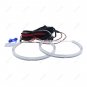 2x LED Cotton Halo Rings For Chevrolet Camaro 2010-2015 Angel Eyes Headlight DRL
