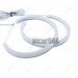 4x 158MM LED Halo Rings Cotton RGB For Dodge Challenger Headlight Angel Eye Kit