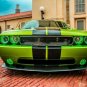 4x 158MM LED Halo Rings Cotton RGB For Dodge Challenger Headlight Angel Eye Kit