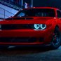 4x 158MM LED Halo Rings Cotton RGB For Dodge Challenger Headlight Angel Eye Kit
