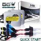 55W QUICK START Slim HID Xenon Headlight Conversion Kit 9004 High Low Bi-Xenon