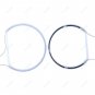 4PCS 131MM+146MM CCFL Angel Eye Rings 8000K Halo Light Lamp Kit For BMW E46 Blue