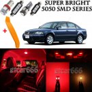 17 x Ultra Red Interior LED Lights Kit + TOOL For 1998-2005 Volkswagen VW Passat