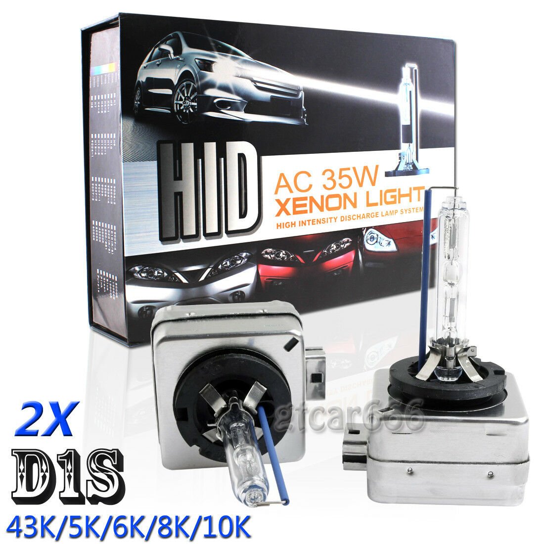 2x 35W D1S HID Xenon Headlight Bulbs OEM Low Beam Lights For Jeep Grand Cherokee