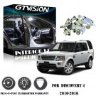 19Pcs White 6K LED Interior Light Bulb Package Kit For 2010-2016 Discovery 4 LR4